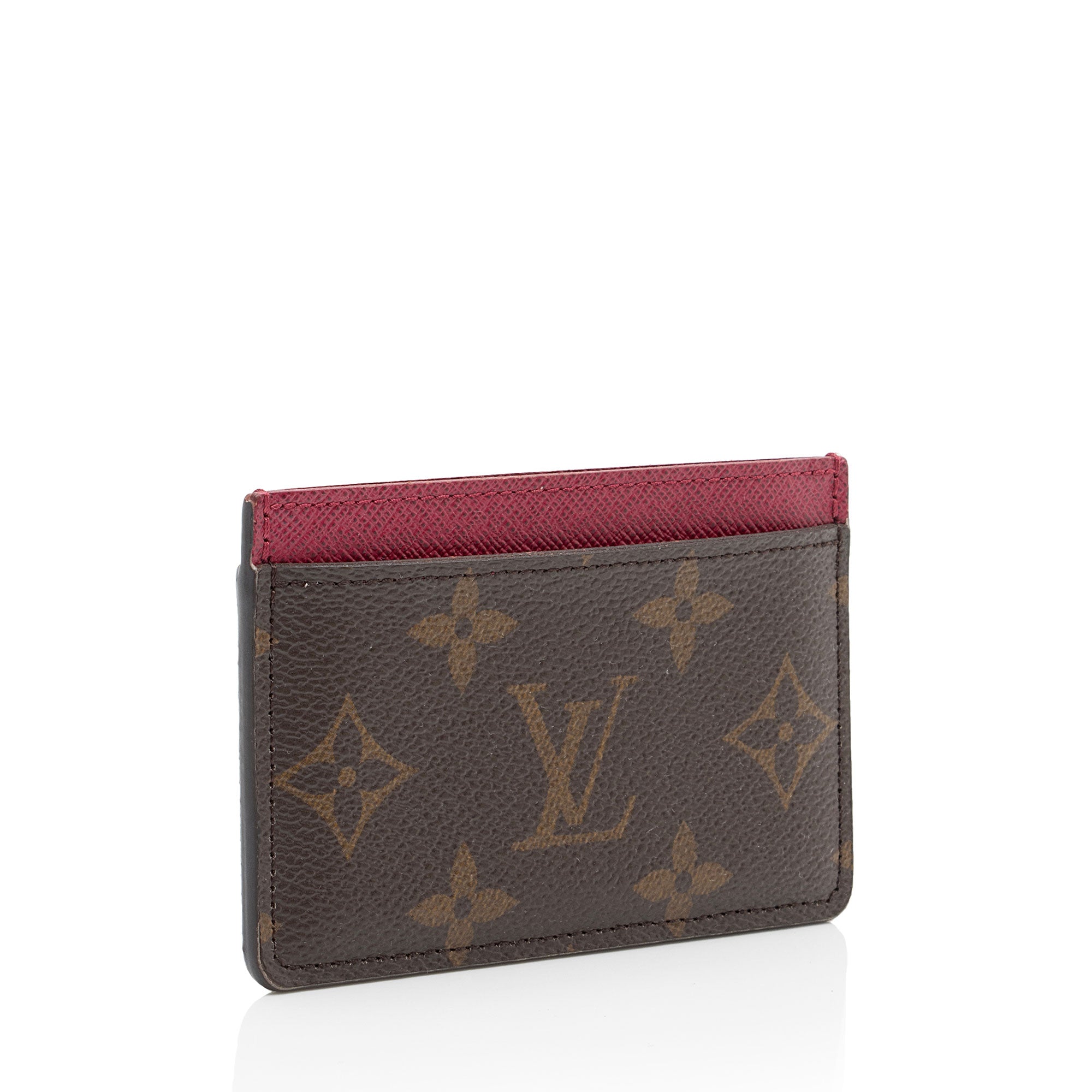 Louis Vuitton Monogram Canvas Card Holder (SHF-L3A37d)