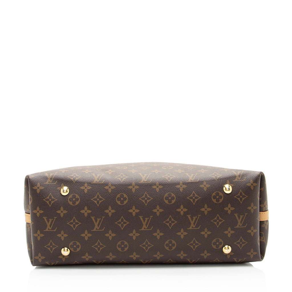 Louis Vuitton Monogram Canvas CarryAll MM Shoulder Bag (SHF-y100jU)