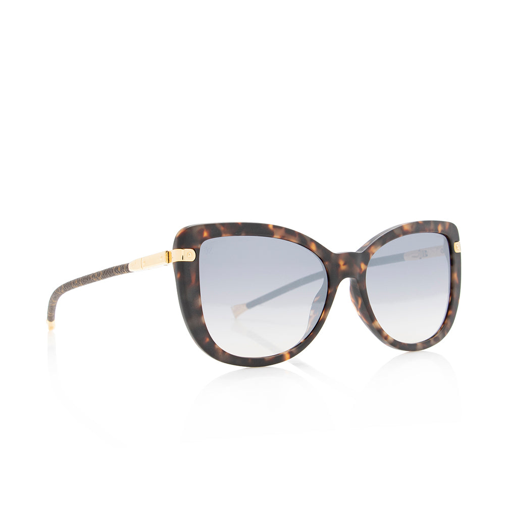 Louis Vuitton Monogram Canvas Charlotte Foldable Sunglasses (SHF-16496)
