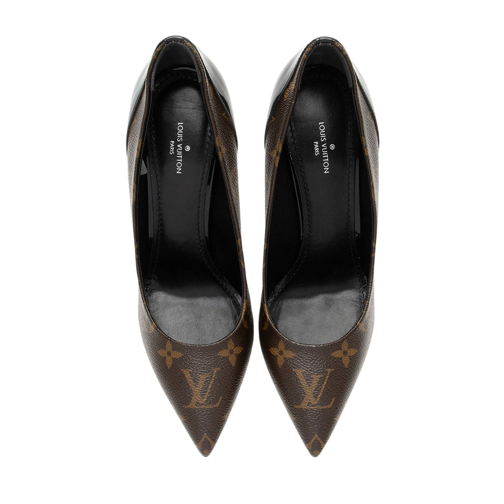 Louis Vuitton Monogram Canvas Cherie Pumps - Size 8 / 38 (SHF-smUIAj)