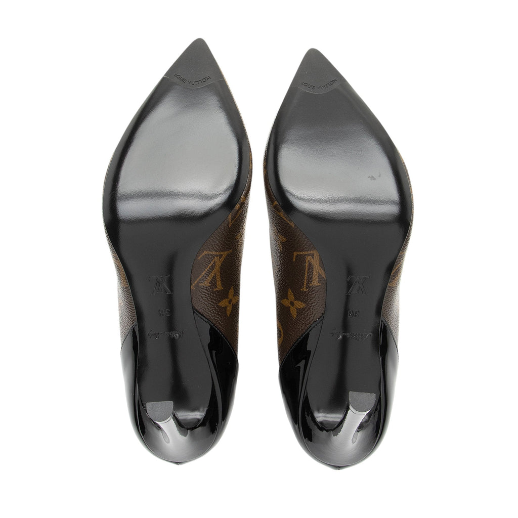 Louis Vuitton Monogram Canvas Cherie Pumps - Size 8 / 38 (SHF-smUIAj)