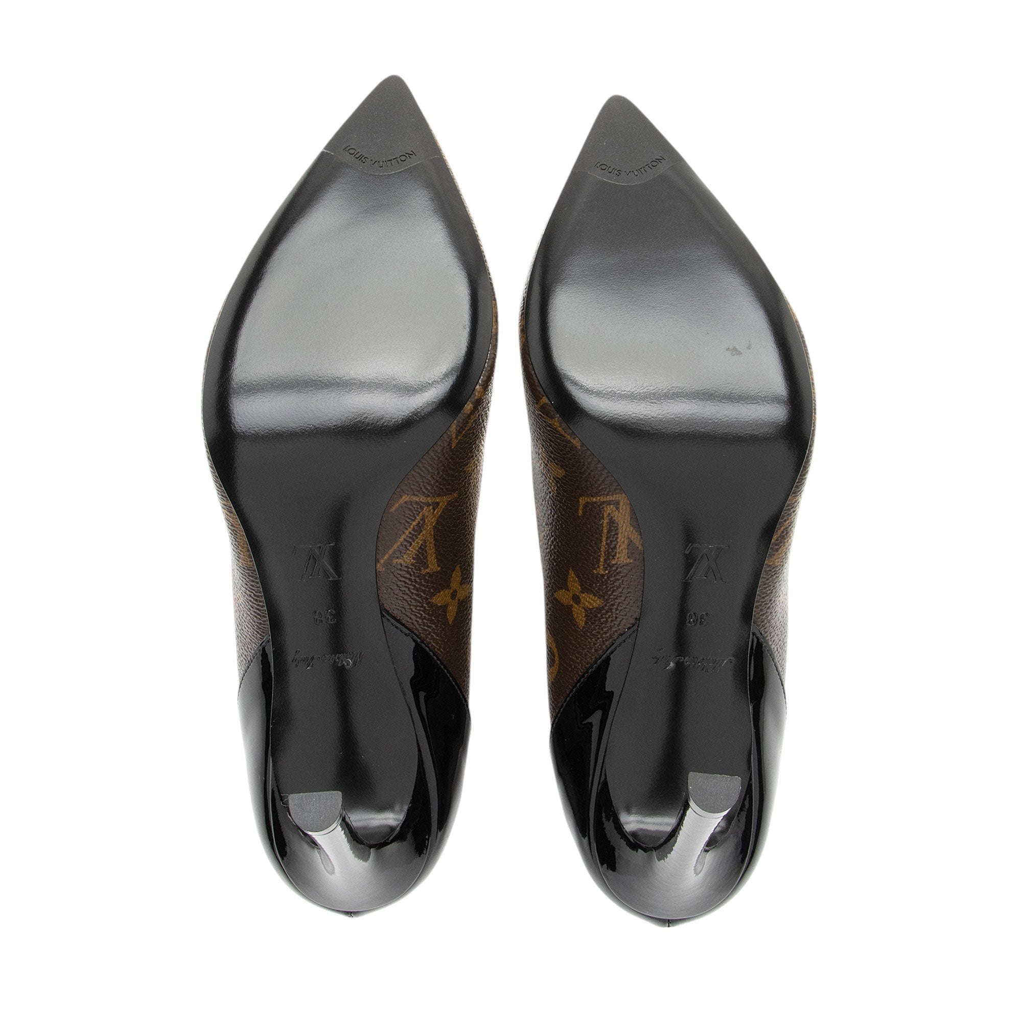 Louis Vuitton Monogram Canvas Cherie Pumps - Size 8 / 38 (SHF-smUIAj)