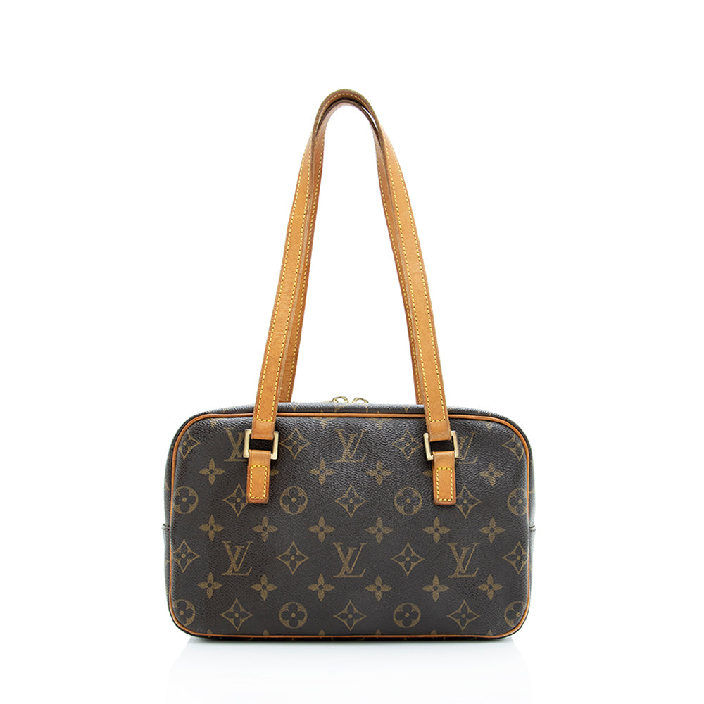 Louis Vuitton Monogram Canvas Cite MM Shoulder Bag (SHF-18901)
