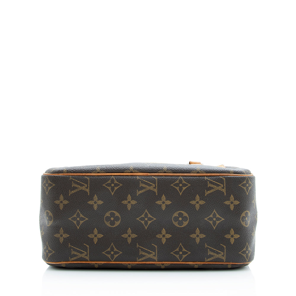 Louis Vuitton Monogram Canvas Cite MM Shoulder Bag (SHF-18901)