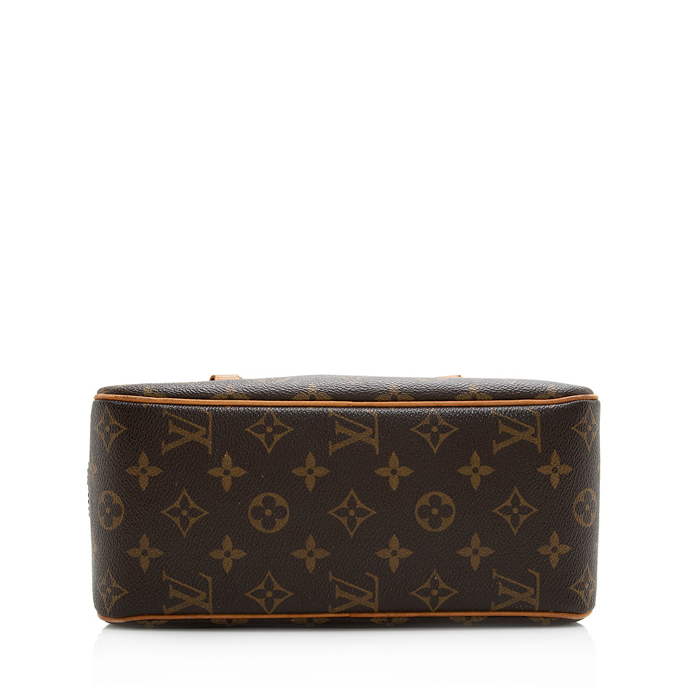 Louis Vuitton Monogram Canvas Cite MM Shoulder Bag (SHF-21163)