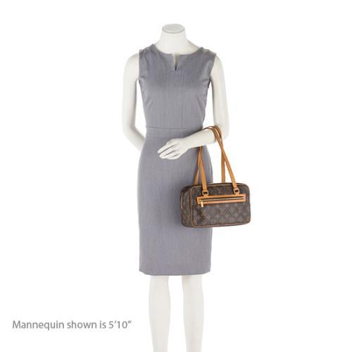 Louis Vuitton Monogram Canvas Cite MM Shoulder Bag (SHF-18901)