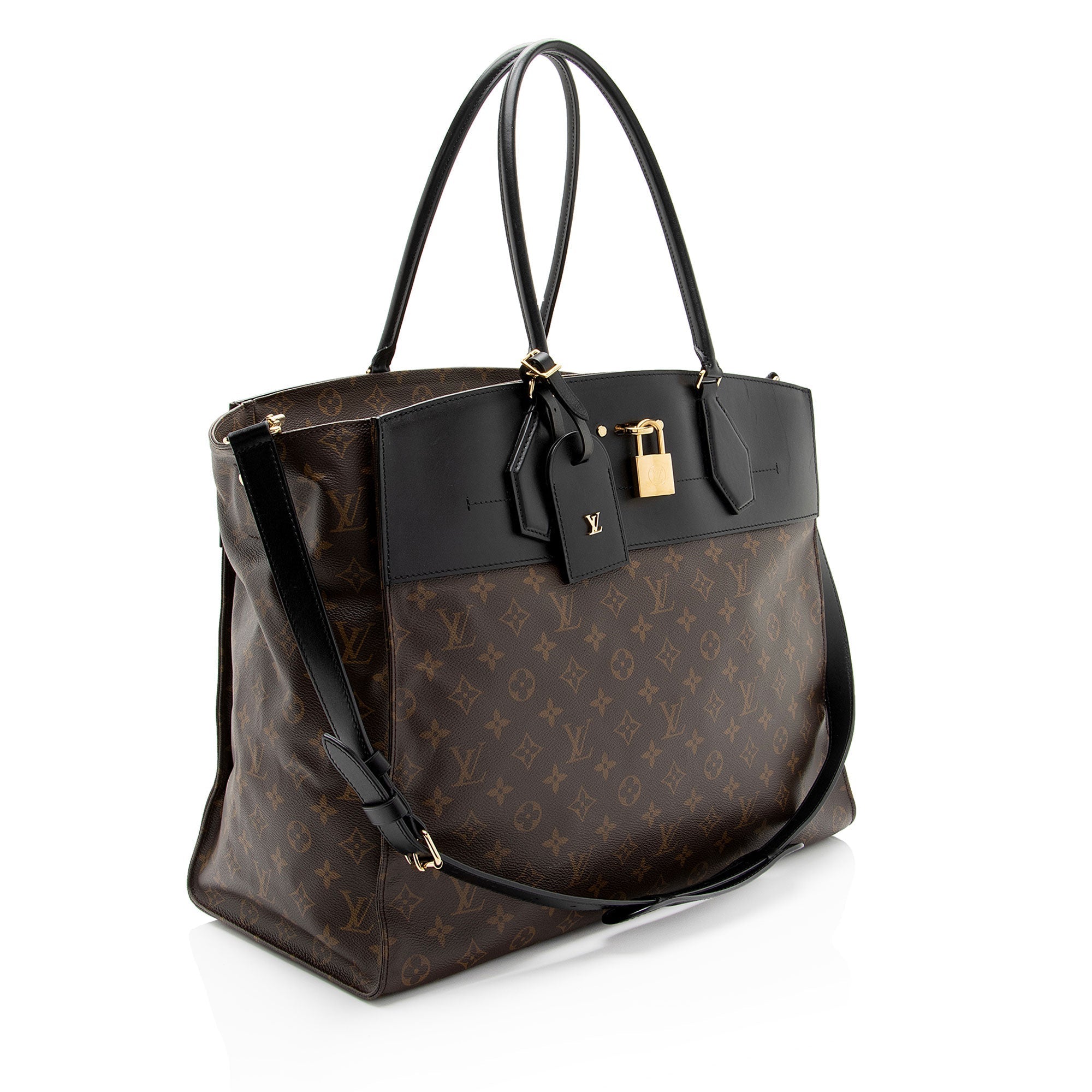 Louis Vuitton Monogram Canvas City Steamer XXL Tote (SHF-17omgZ)