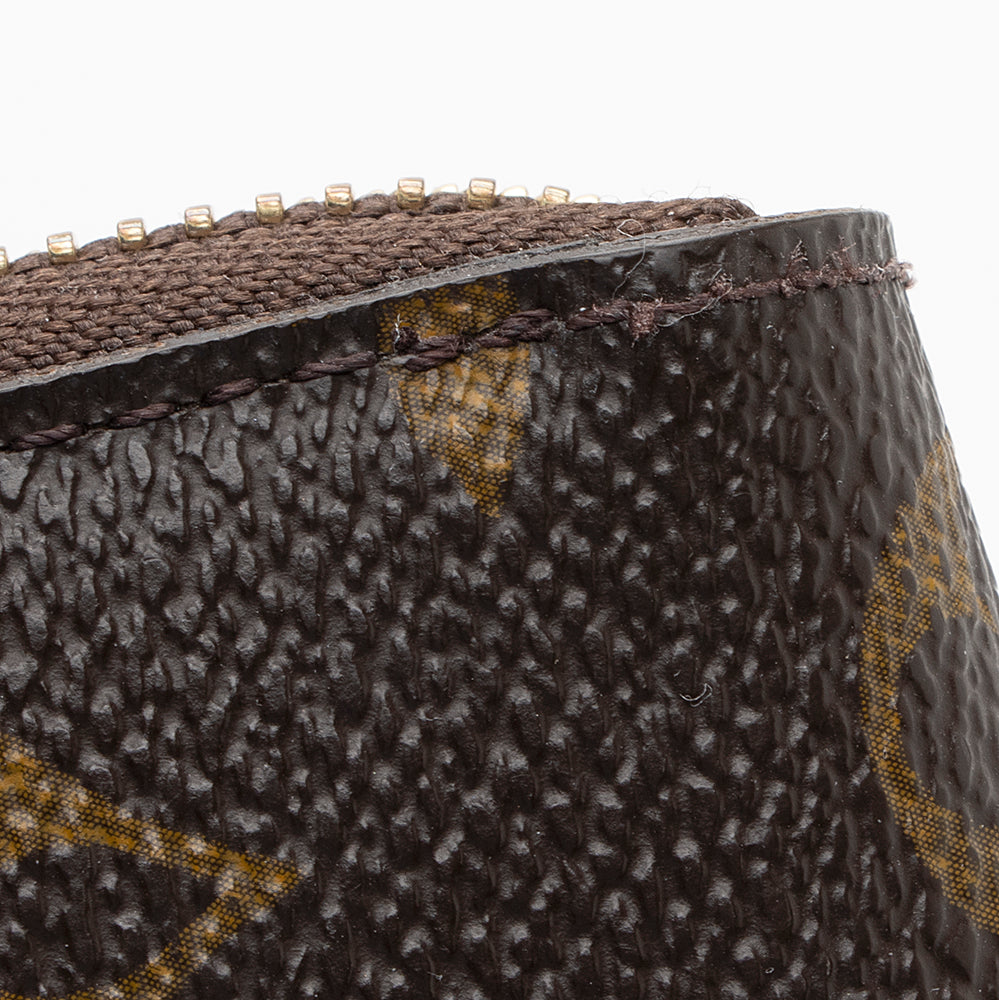 Louis Vuitton Monogram Canvas Clemence Wallet (SHF-20523)