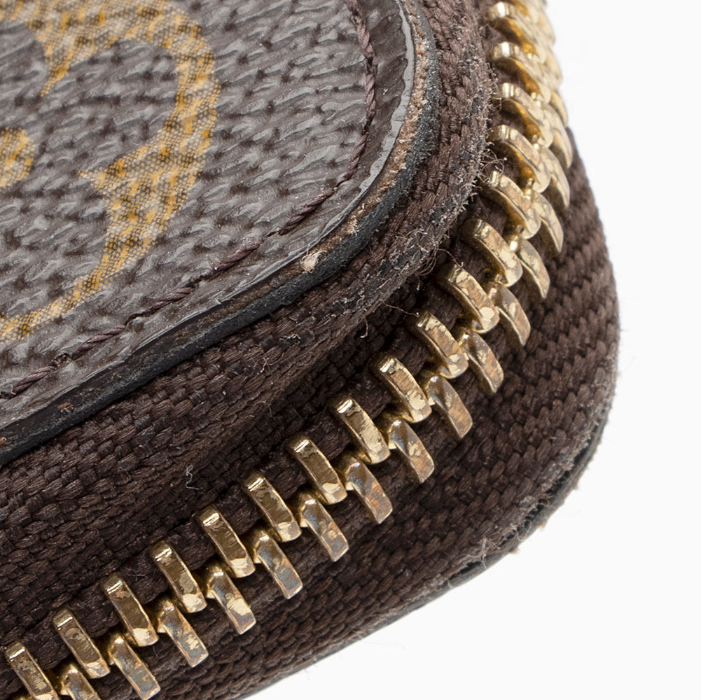 Louis Vuitton Monogram Canvas Clemence Wallet (SHF-20523)