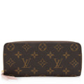 Louis Vuitton Monogram Canvas Clemence Wallet (SHF-20523)