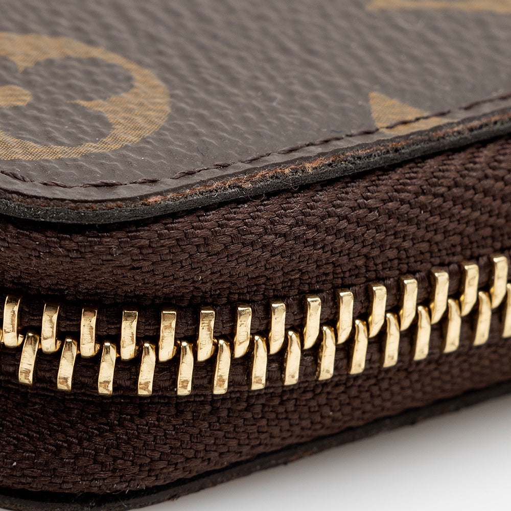 Louis Vuitton Monogram Canvas Clemence Wallet (SHF-21537)