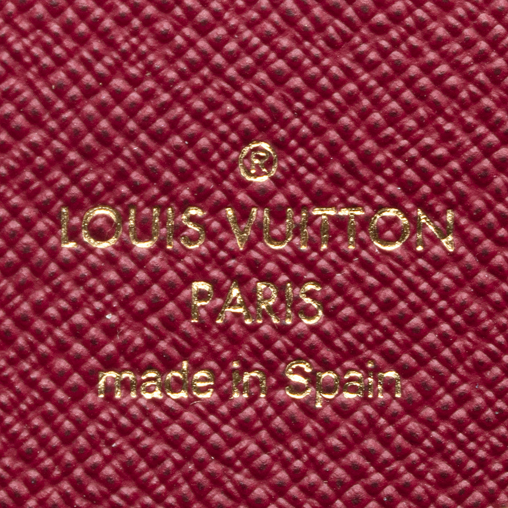 Louis Vuitton Monogram Canvas Clemence Wallet (SHF-21537)