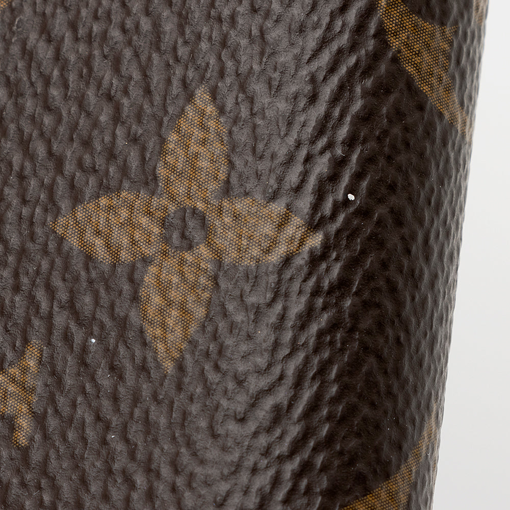 Louis Vuitton Monogram Canvas Clemence Wallet (SHF-22007)
