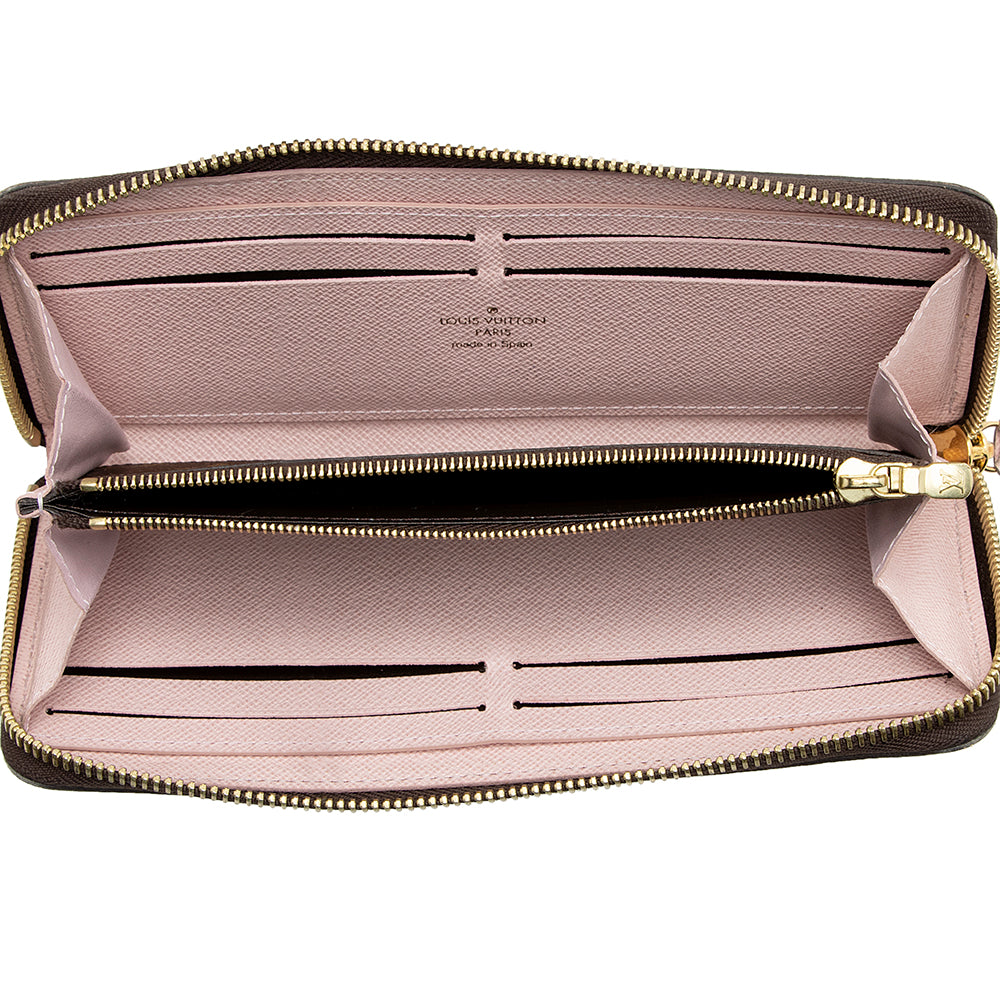 Louis Vuitton Monogram Canvas Clemence Wallet (SHF-22007)
