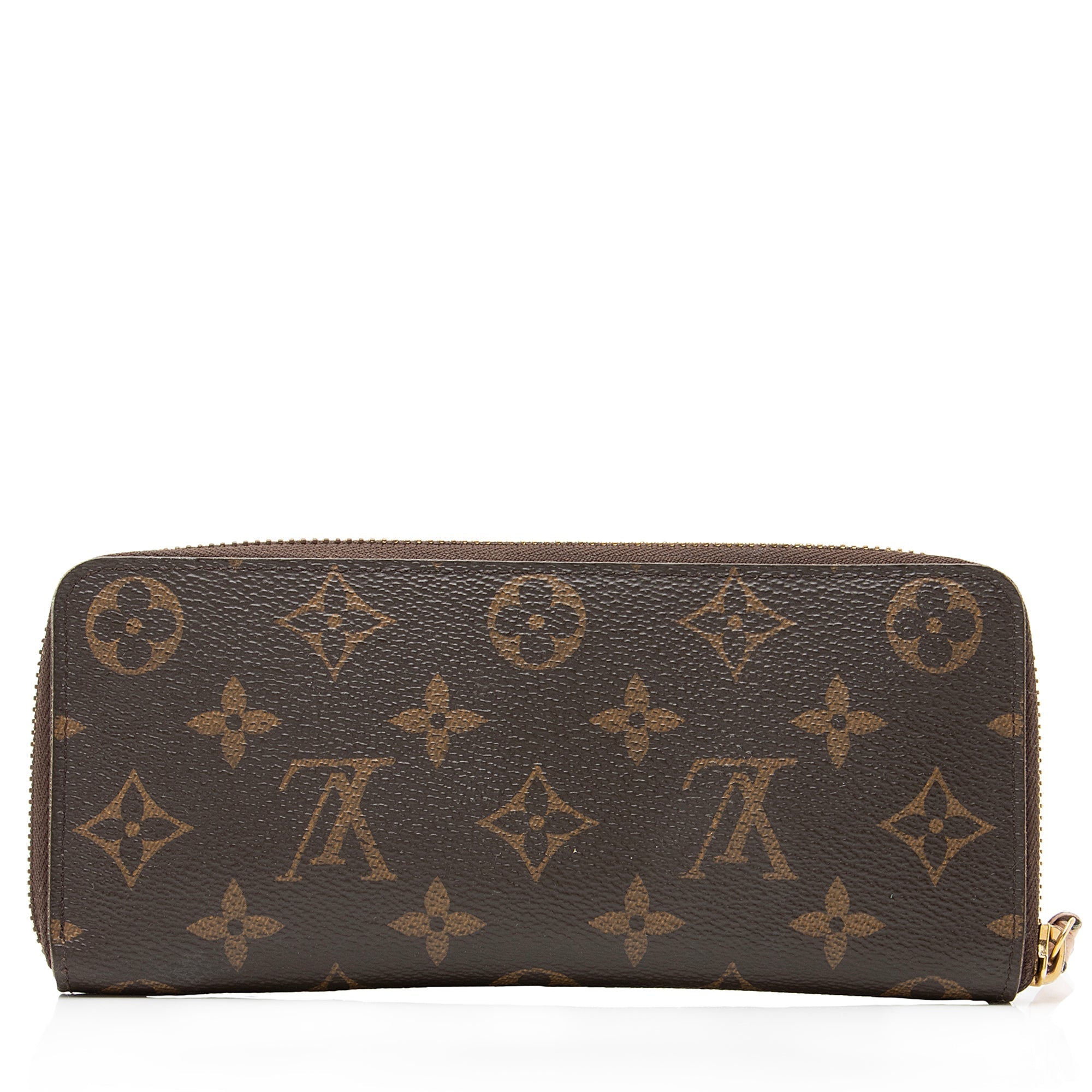 Louis Vuitton Monogram Canvas Clemence Wallet (SHF-23509)