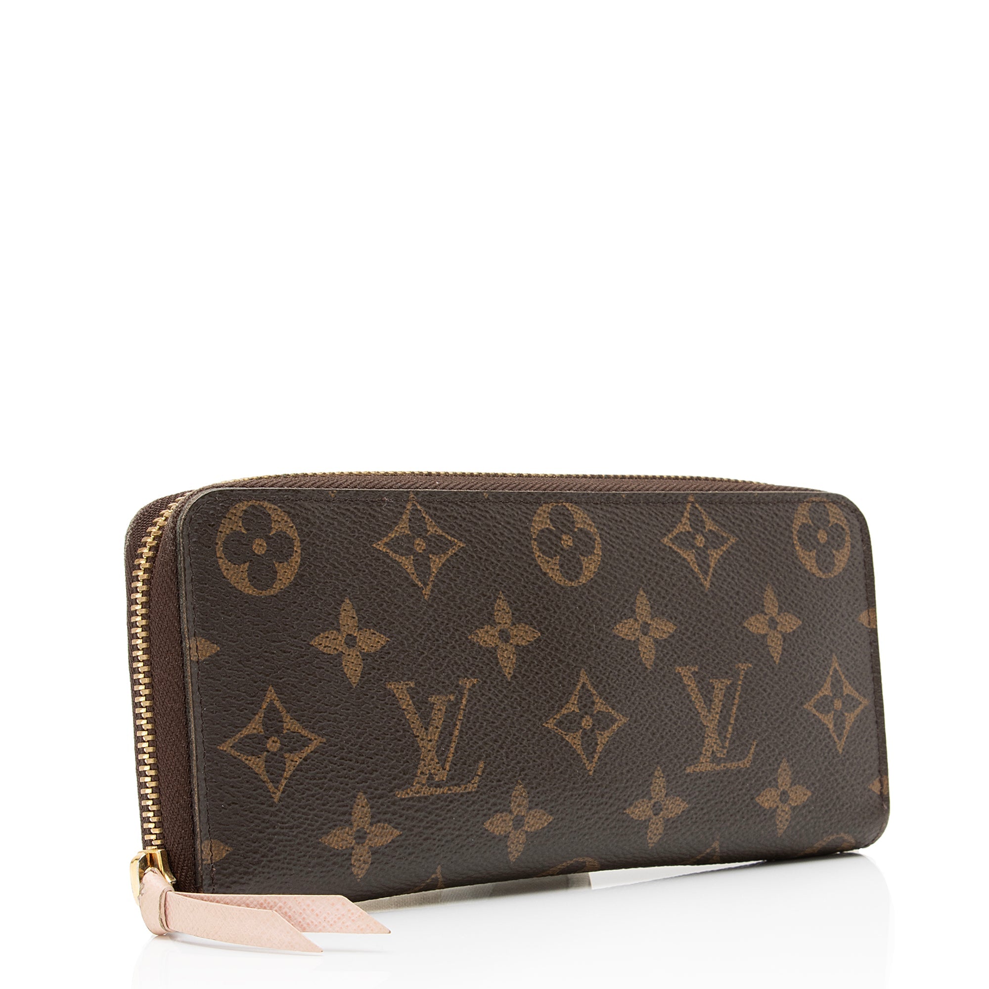 Louis Vuitton Monogram Canvas Clemence Wallet (SHF-23509)