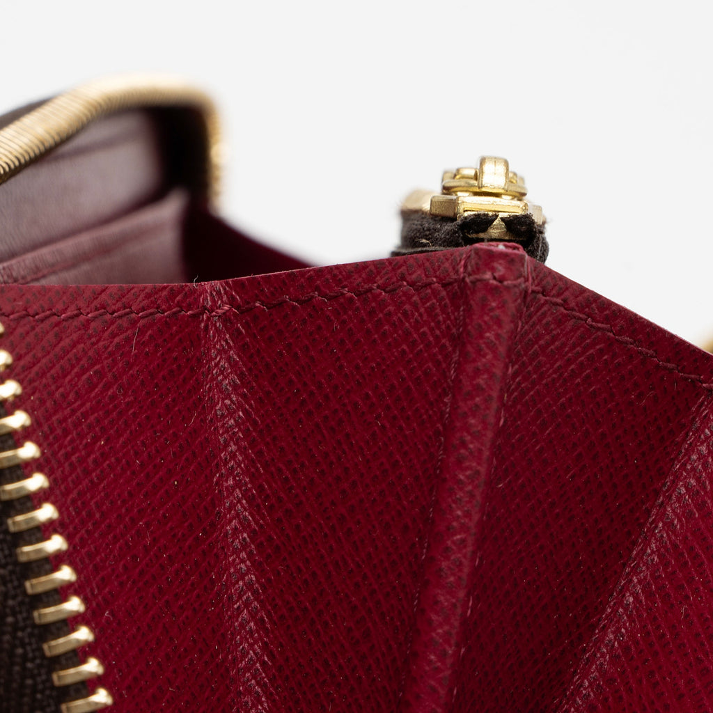 Louis Vuitton Monogram Canvas Clemence Wallet (SHF-FoLF5H)