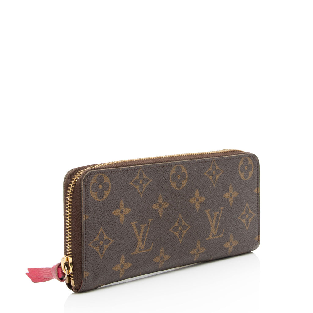 Louis Vuitton Monogram Canvas Clemence Wallet (SHF-EbeCna)