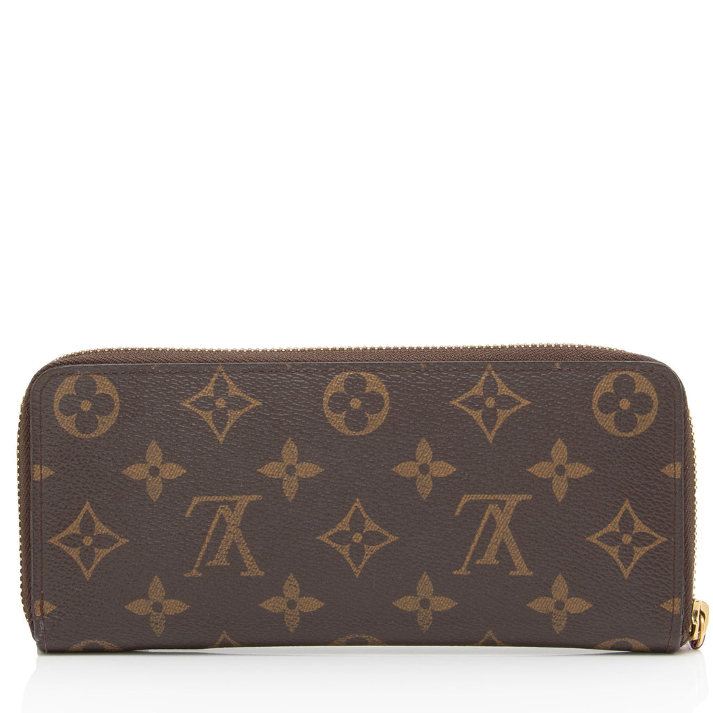 Louis Vuitton Monogram Canvas Clemence Wallet (SHF-Ozd2yV)
