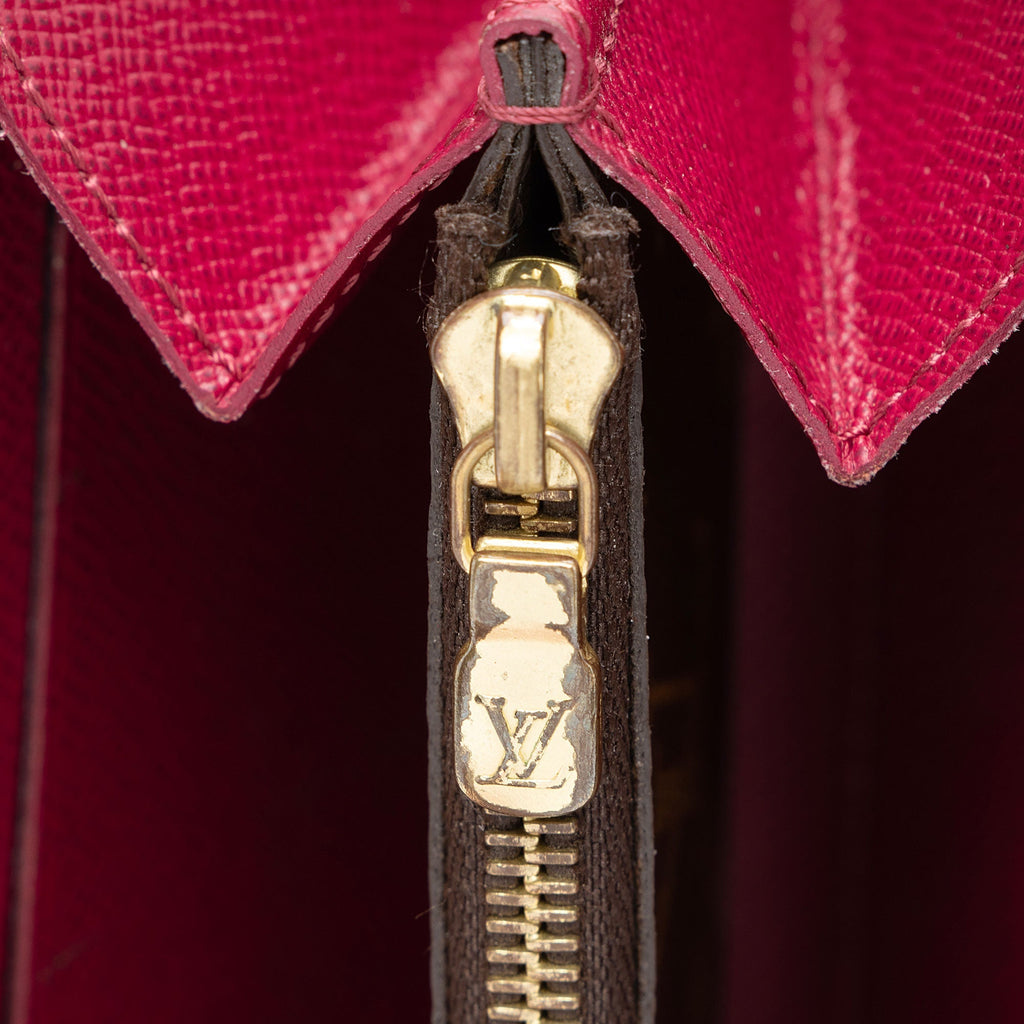 Louis Vuitton Monogram Canvas Clemence Wallet (SHF-Ozd2yV)