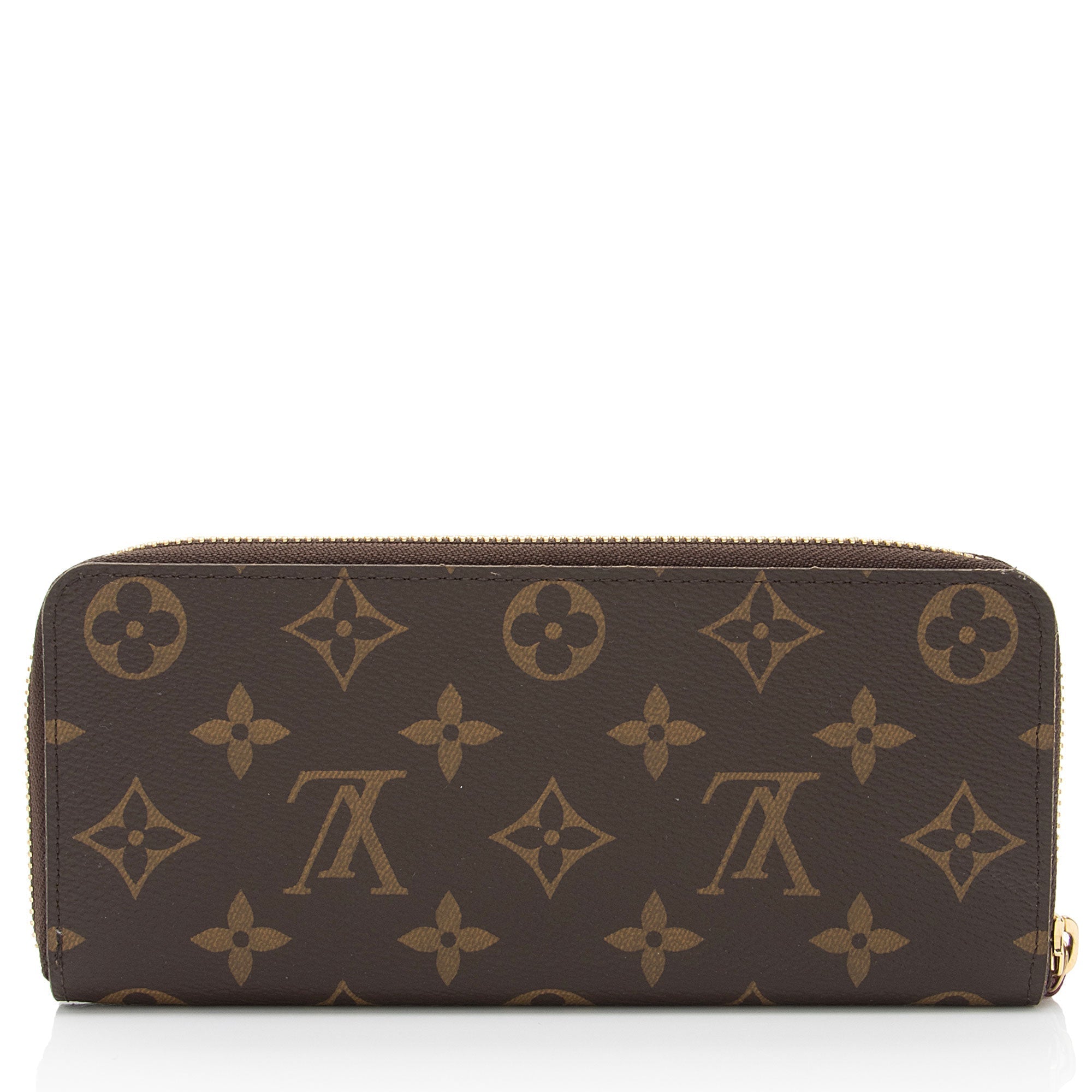 Louis Vuitton Monogram Canvas Clemence Wallet (SHF-3eE5gb)