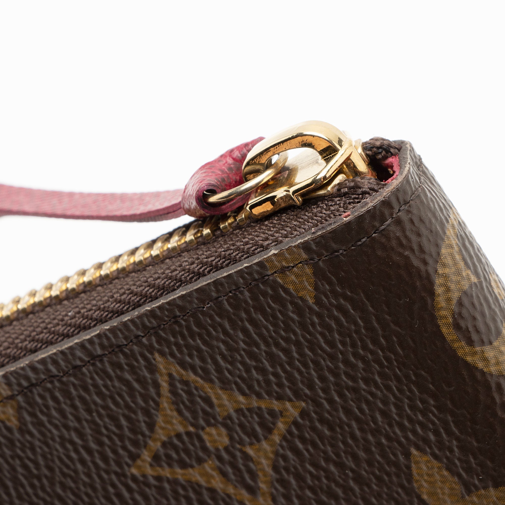 Louis Vuitton Monogram Canvas Clemence Wallet (SHF-3eE5gb)