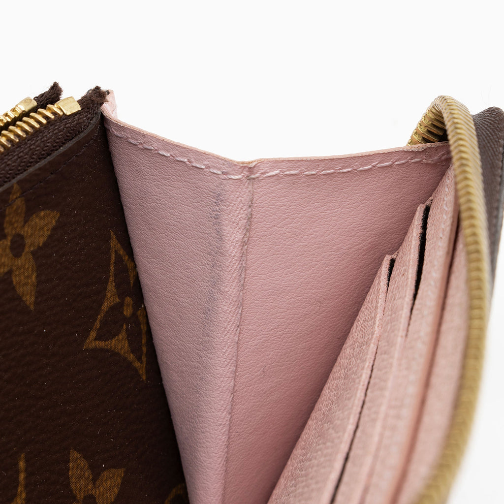 Louis Vuitton Monogram Canvas Clemence Wallet (SHF-AZPWAE)