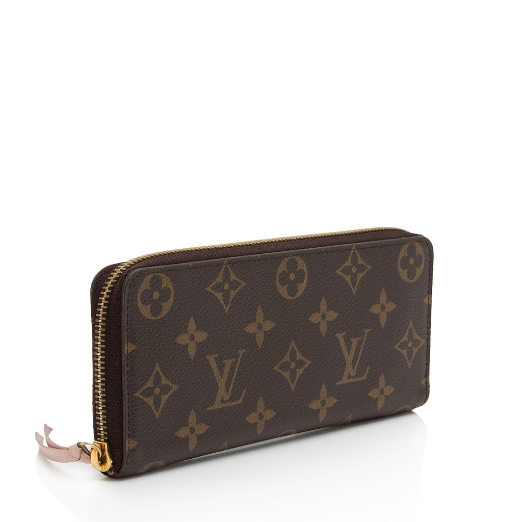 Louis Vuitton Monogram Canvas Clemence Wallet (SHF-AZPWAE)