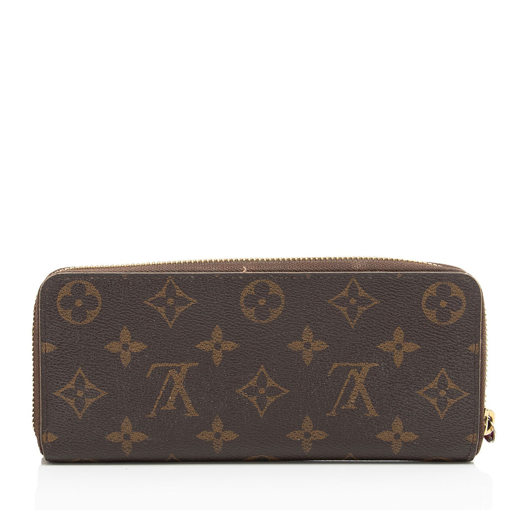 Louis Vuitton Monogram Canvas Clemence Wallet (SHF-5oPTMs)
