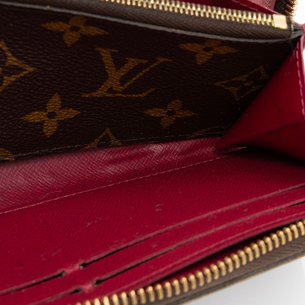 Louis Vuitton Monogram Canvas Clemence Wallet (SHF-5oPTMs)