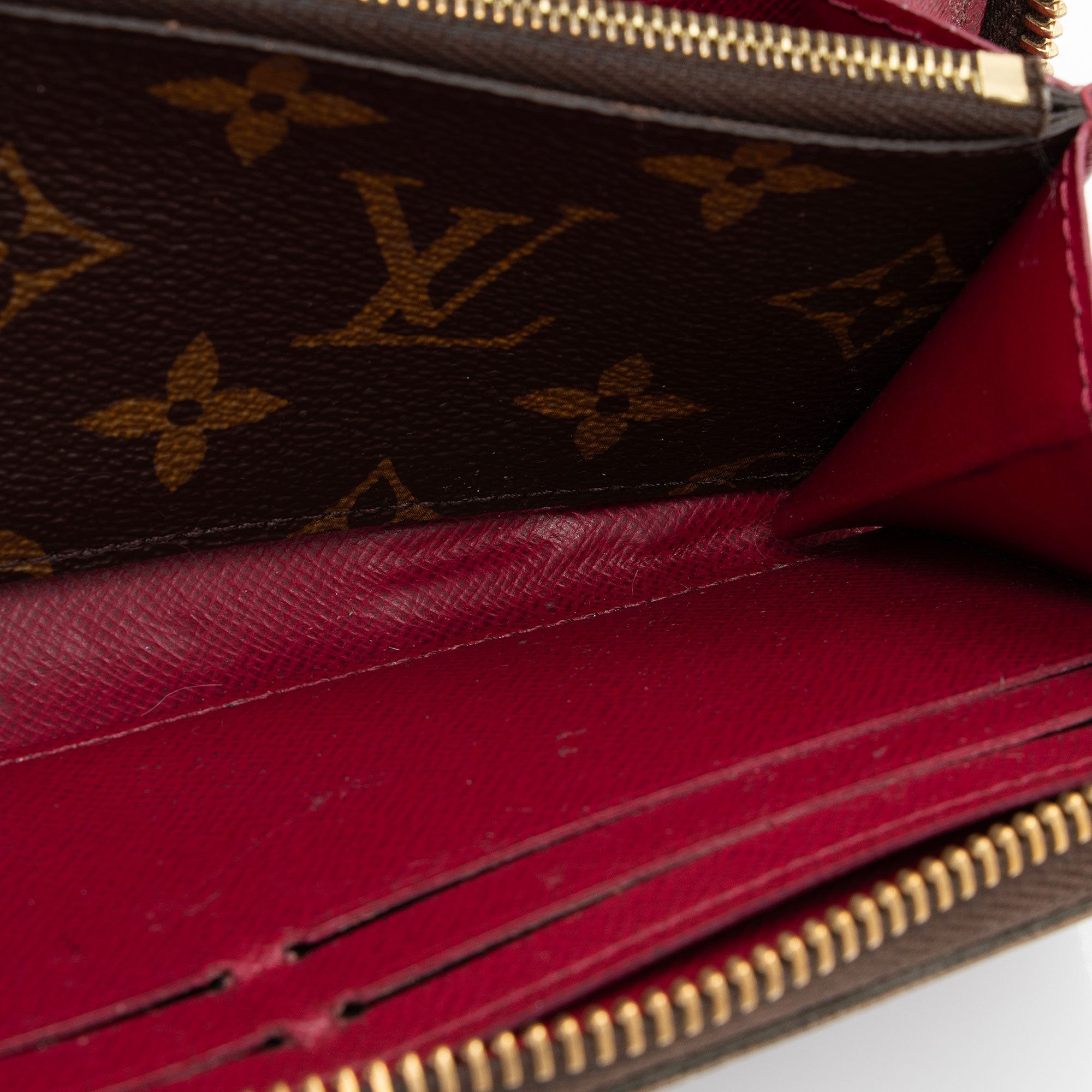 Louis Vuitton Monogram Canvas Clemence Wallet (SHF-5oPTMs)