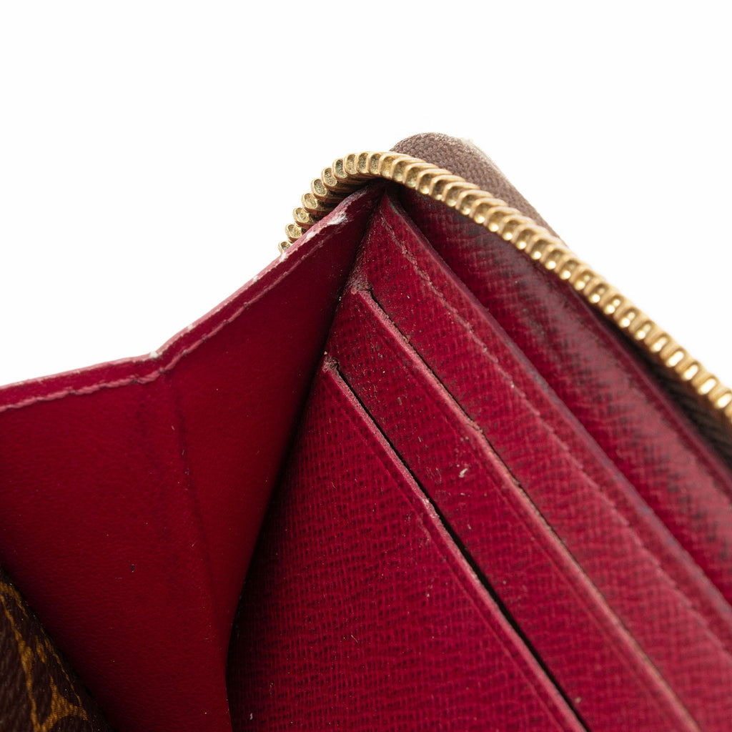 Louis Vuitton Monogram Canvas Clemence Wallet (SHF-5oPTMs)