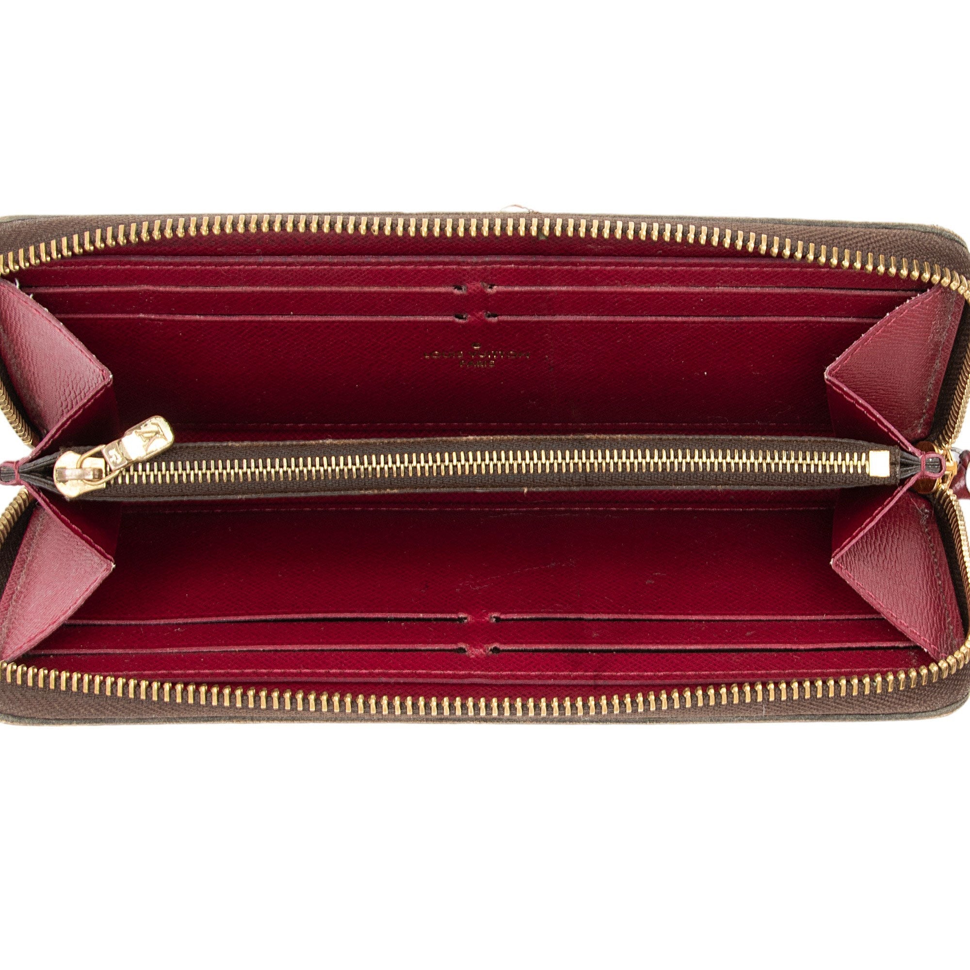 Louis Vuitton Monogram Canvas Clemence Wallet (SHF-5oPTMs)