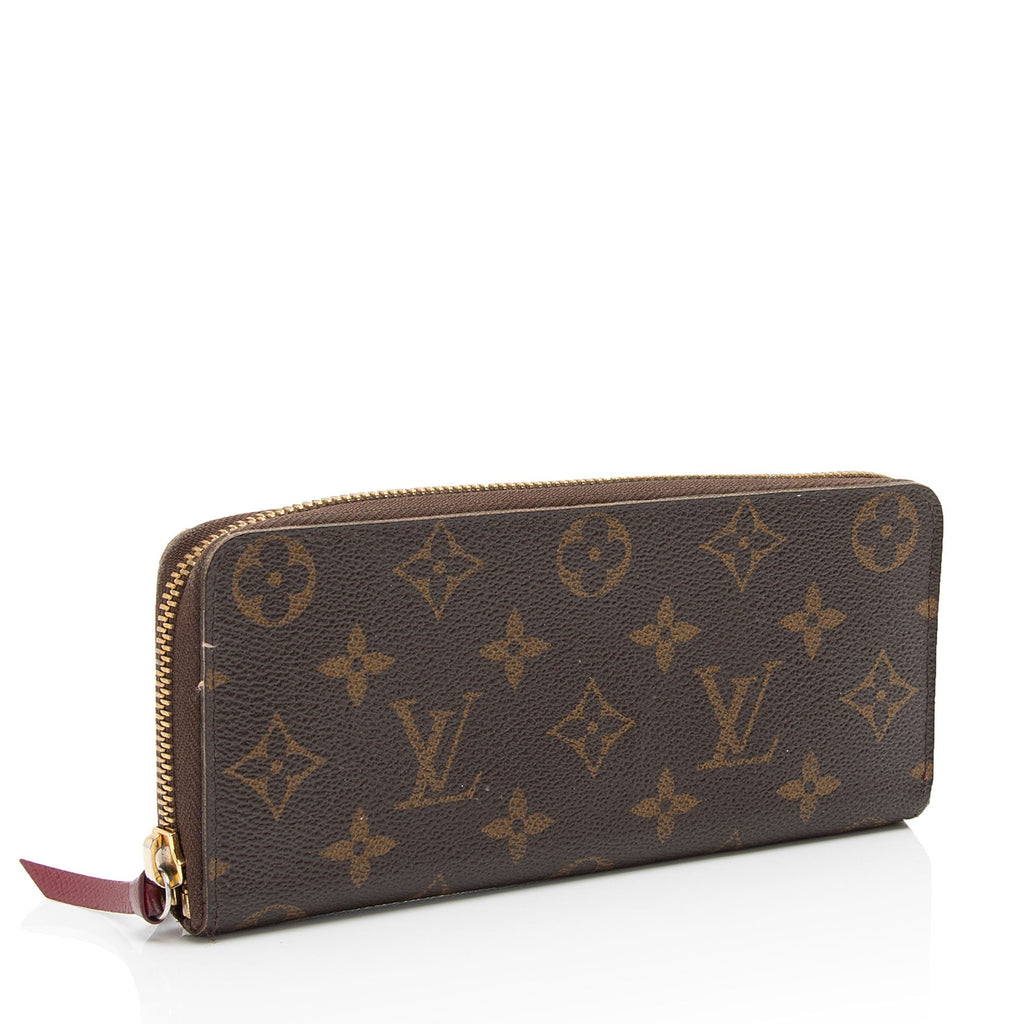 Louis Vuitton Monogram Canvas Clemence Wallet (SHF-5oPTMs)