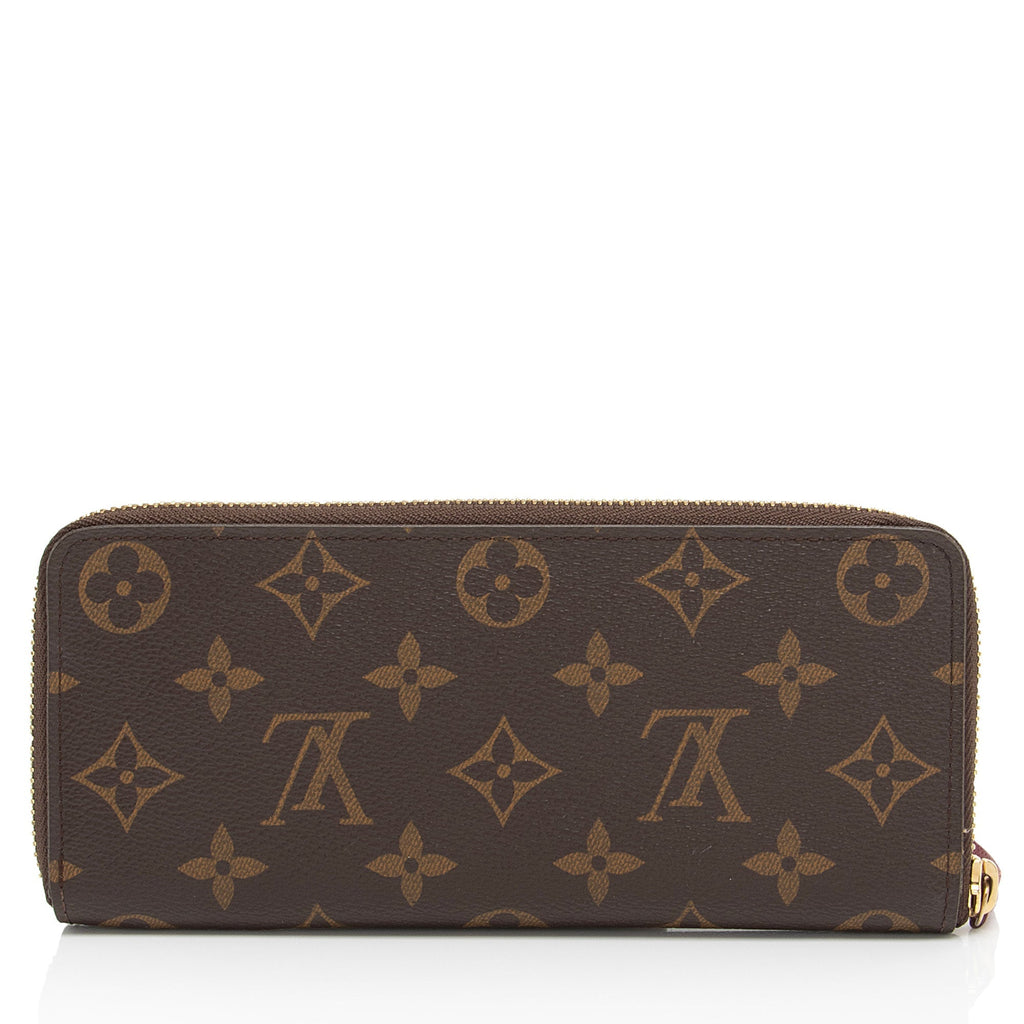 Louis Vuitton Monogram Canvas Clemence Wallet (SHF-WEdNUD)