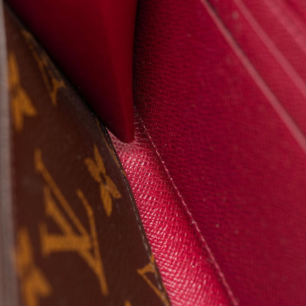 Louis Vuitton Monogram Canvas Clemence Wallet (SHF-WEdNUD)