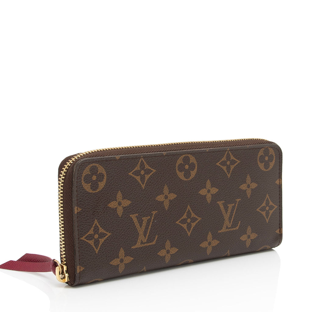 Louis Vuitton Monogram Canvas Clemence Wallet (SHF-WEdNUD)