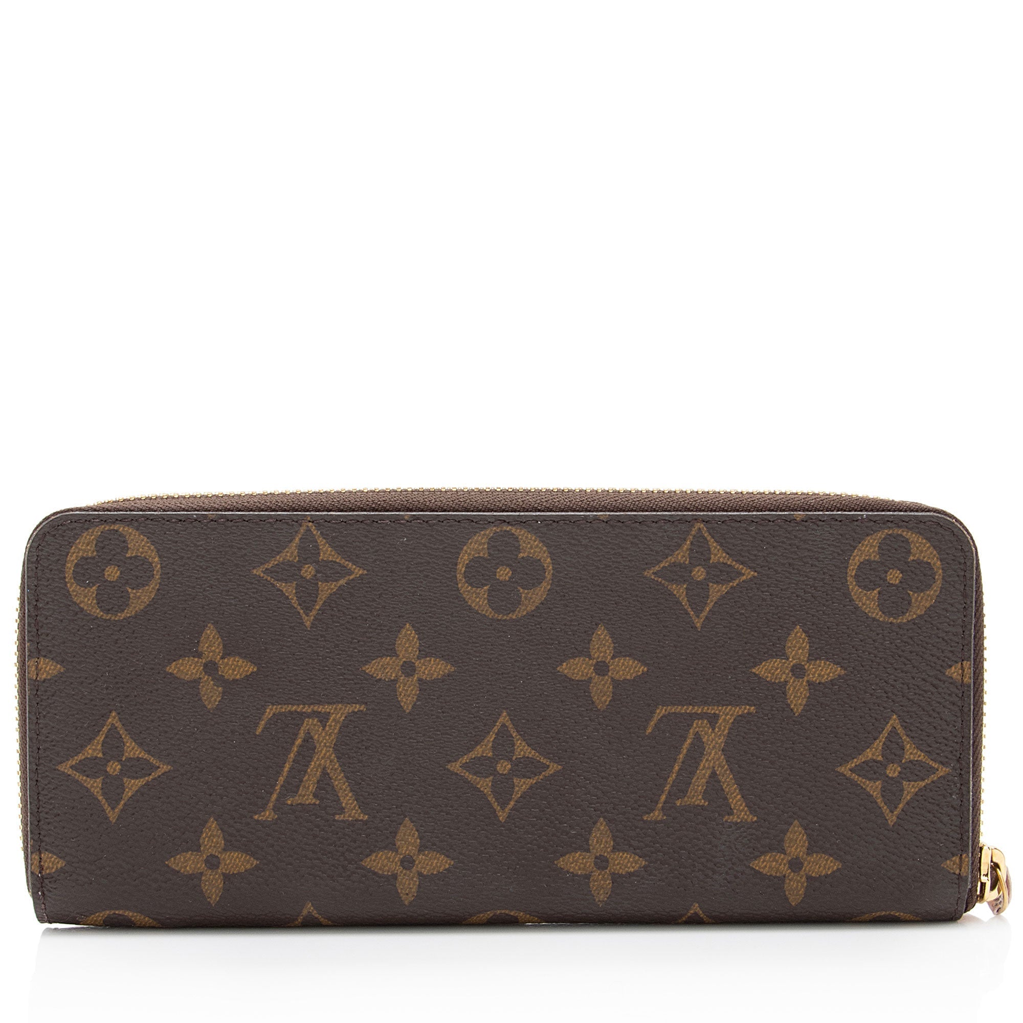 Louis Vuitton Monogram Canvas Clemence Wallet (SHF-4Kv3BZ)