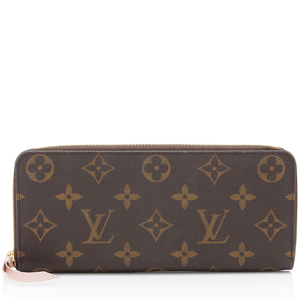 Louis Vuitton Monogram Canvas Clemence Wallet (SHF-4Kv3BZ)