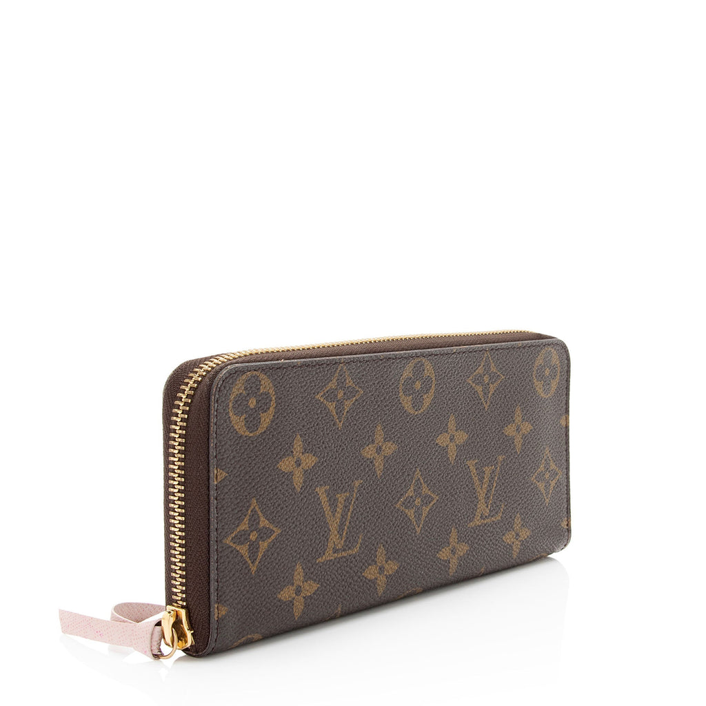 Louis Vuitton Monogram Canvas Clemence Wallet (SHF-4Kv3BZ)