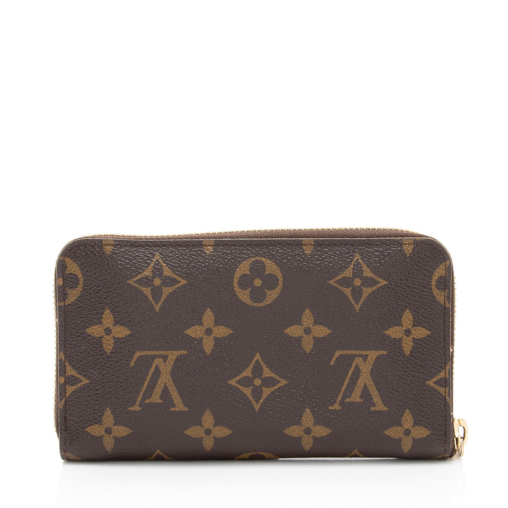 Louis Vuitton Monogram Canvas Compact Zippy Wallet (SHF-7RhWww)