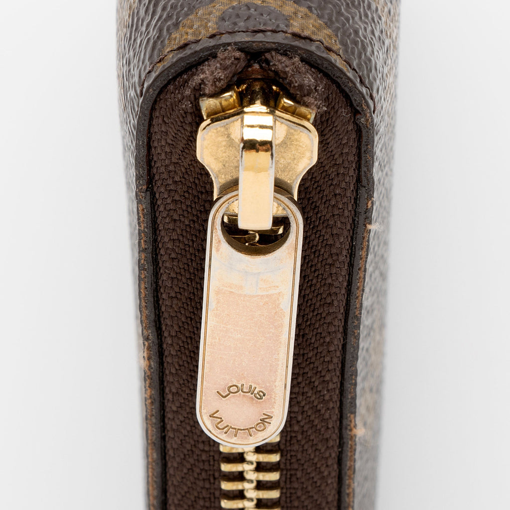Louis Vuitton Monogram Canvas Compact Zippy Wallet (SHF-7RhWww)