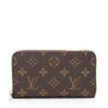 Louis Vuitton Monogram Canvas Compact Zippy Wallet (SHF-7RhWww)
