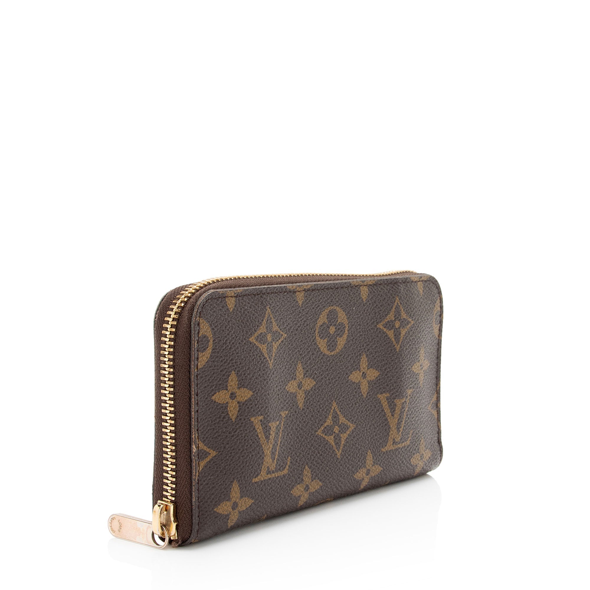 Louis Vuitton Monogram Canvas Compact Zippy Wallet (SHF-7RhWww)