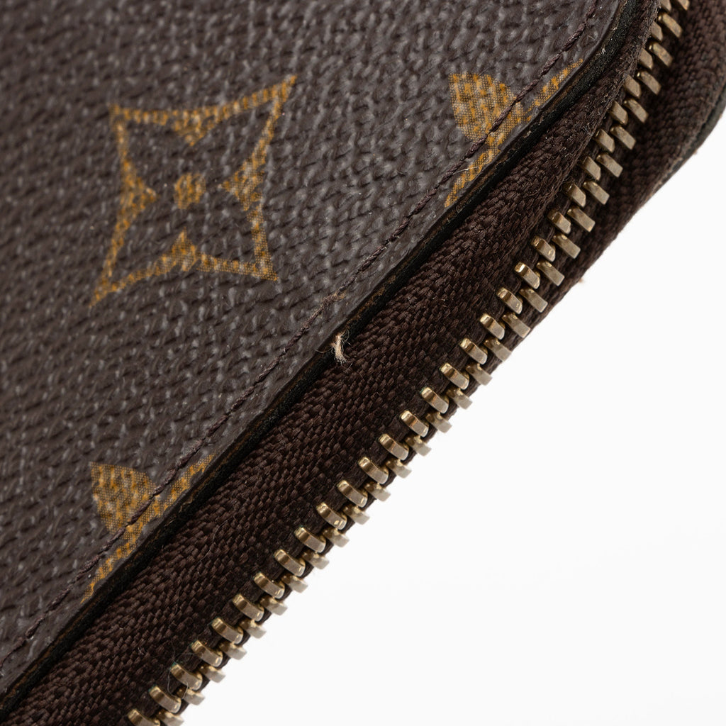 Louis Vuitton Monogram Canvas Compact Zippy Wallet