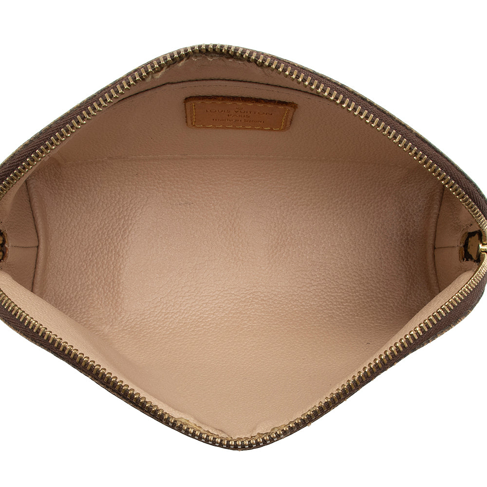 Louis Vuitton Monogram Canvas Cosmetic Pouch (SHF-16162)