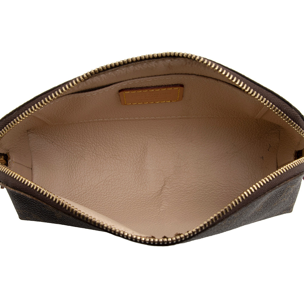 Louis Vuitton  Monogram Canvas Cosmetic Pouch (SHF-21301)