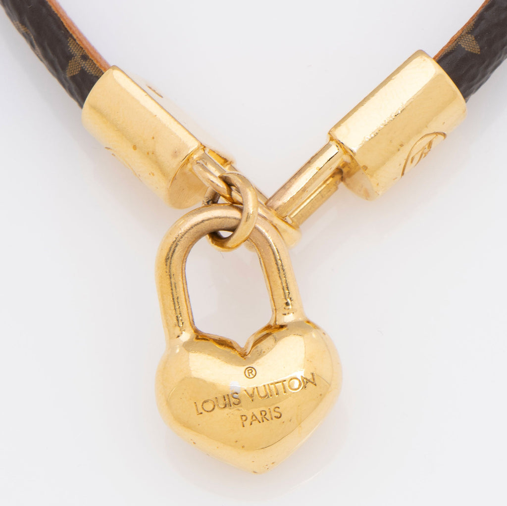 Louis Vuitton Monogram Canvas Crazy In Lock Charm Bracelet (SHF-yEVceC)
