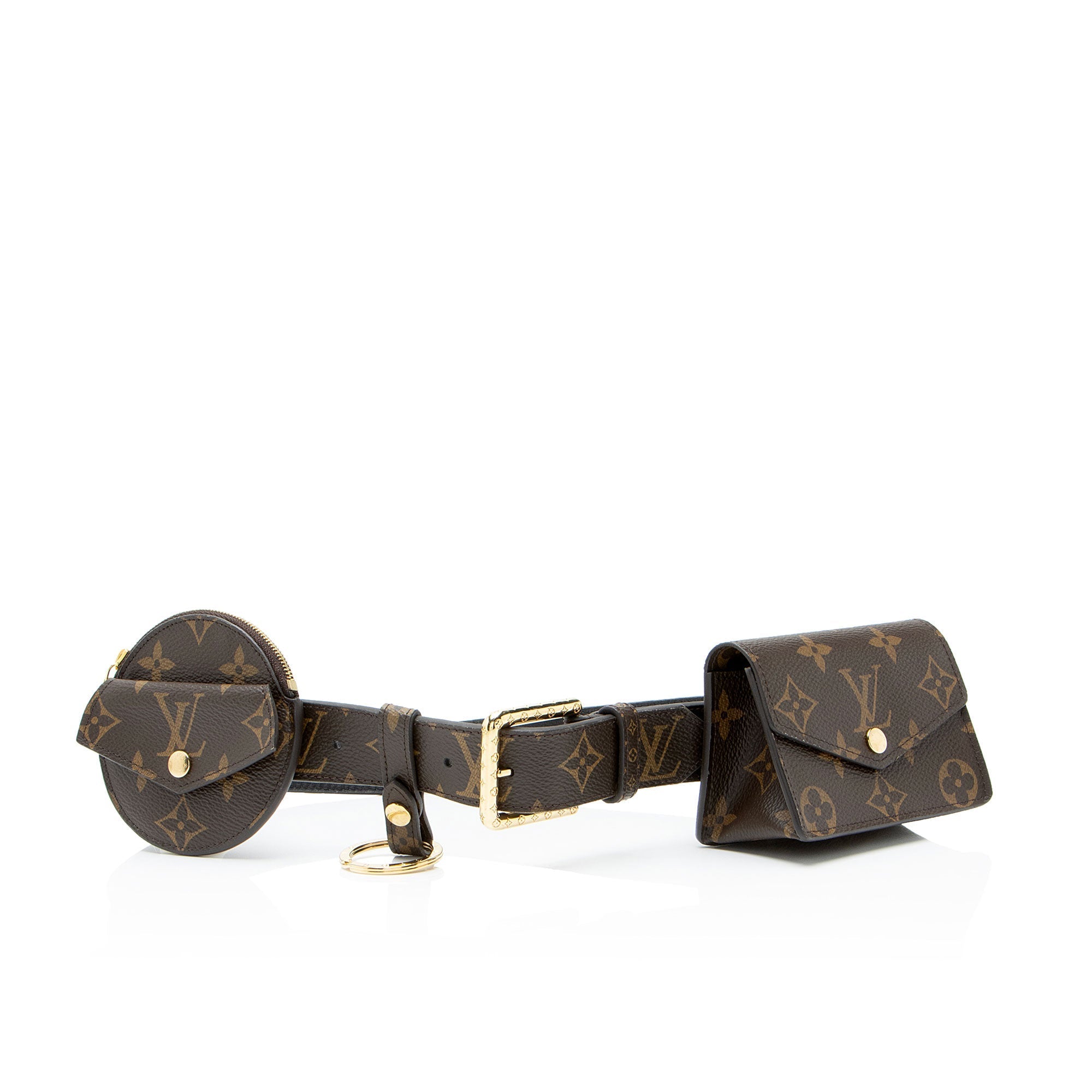 Louis Vuitton Monogram Canvas Daily Multi Pocket Belt - Size 28 / 70
