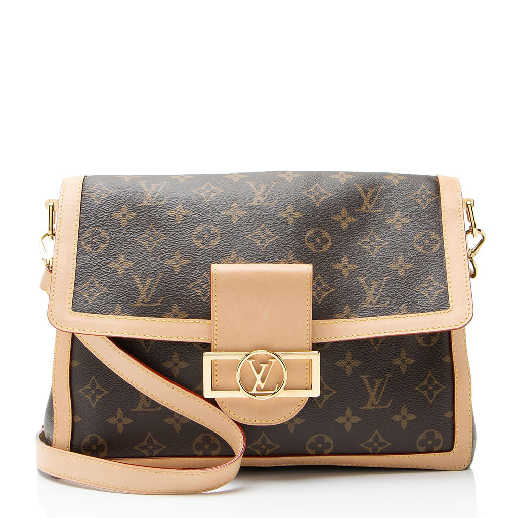 Louis Vuitton Monogram Canvas Dauphine Soft GM Shoulder Bag